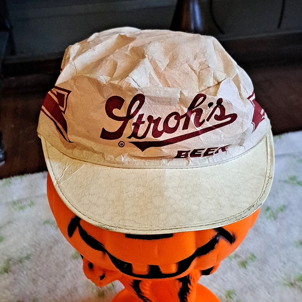 Stroh's beer hat